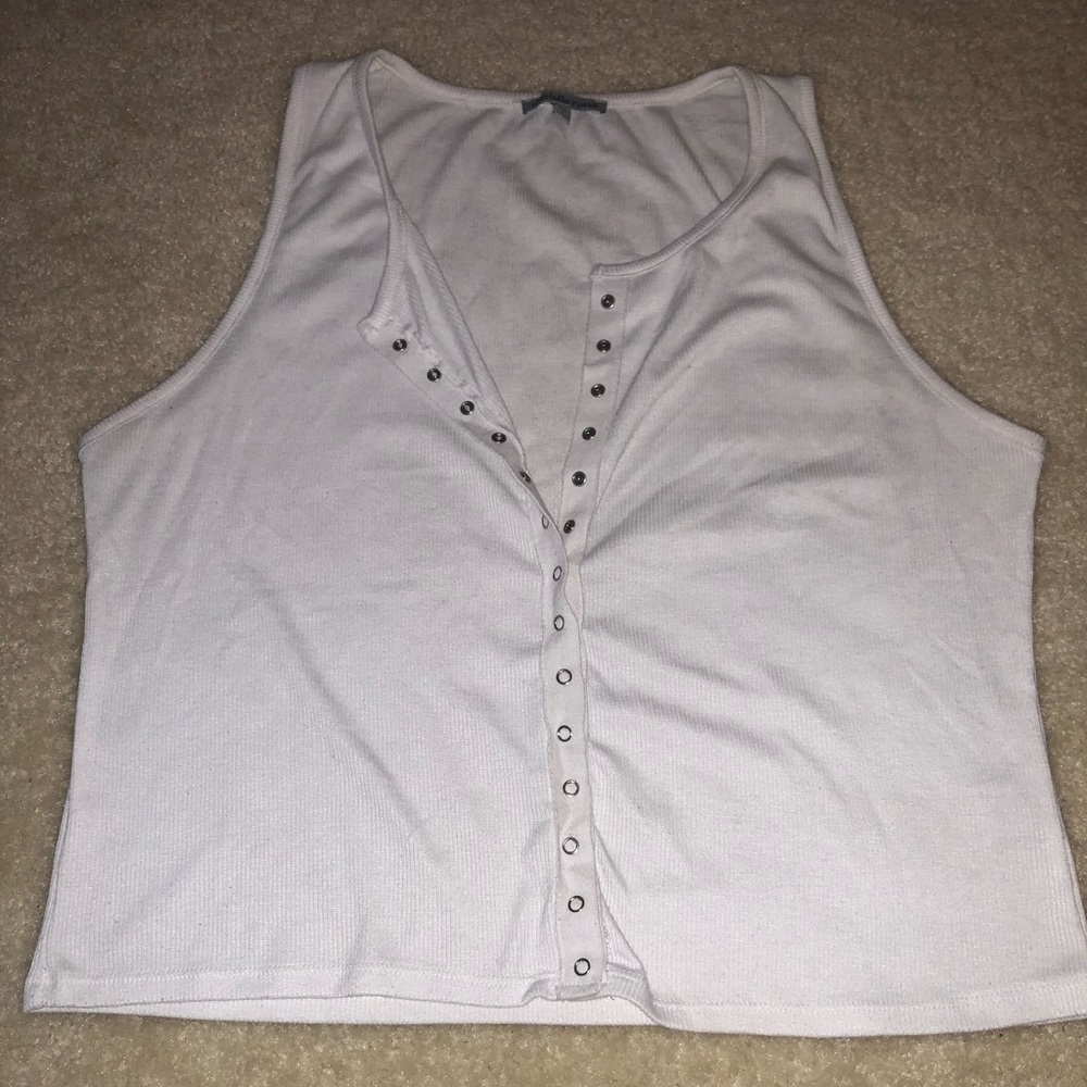 Button up crop top